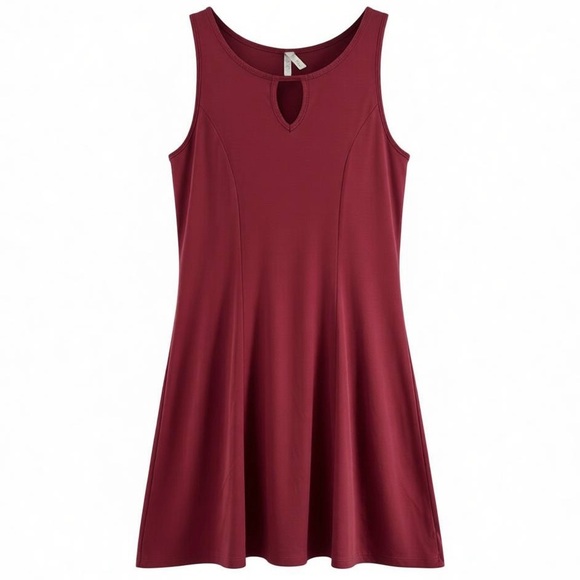 Mudd Dresses & Skirts - Mudd Womens Sleeveless Red Keyhole A-Line Dress Size M